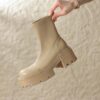 Buy CHIKO Adhara Round Toe Block Heels Ankle Boots online shopping cheap