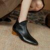 Buy CHIKO Aerin Pointy Toe Block Heels Ankle Boots online shopping cheap