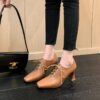 Buy CHIKO Akayla Square Toe Chunky Heels Oxfords Shoes online shopping cheap