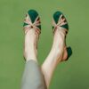 Buy CHIKO Alanze Round Toe Block Heels Heeled Sandals online shopping cheap