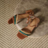 Buy CHIKO Alroy Open Toe Block Heels Flats Sandals online shopping cheap