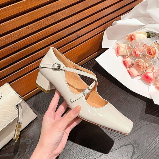 Buy CHIKO Ambria Square Toe Block Heels Mary Jane Shoes online shopping cheap