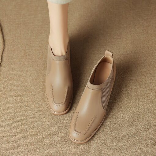 Buy CHIKO Amira Square Toe Block Heels Ankle Boots online shopping cheap