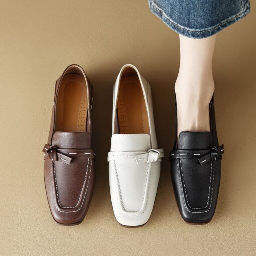 Buy CHIKO Andi Square Toe Block Heels Loafers Shoes online shopping cheap