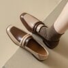 Buy CHIKO Andie Square Toe Block Heels Loafers Shoes online shopping cheap