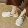 Buy CHIKO Angelisa Square Toe Block Heels Loafers Shoes online shopping cheap