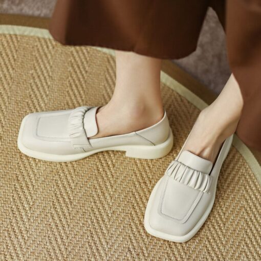 Buy CHIKO Angelisa Square Toe Block Heels Loafers Shoes online shopping cheap