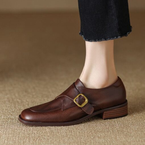 Buy CHIKO Ann Julie Square Toe Block Heels Oxfords Shoes online shopping cheap