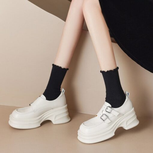 Buy CHIKO Anne Catherine Square Toe Block Heels Oxfords Shoes online shopping cheap