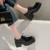 Buy CHIKO Annie Claude Square Toe Block Heels Oxfords Shoes online shopping cheap