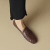 Buy CHIKO Annissa Round Toe Block Heels Loafers Shoes online shopping cheap