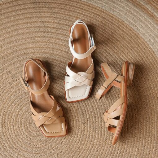 Buy CHIKO Aracelis Open Toe Block Heels Flats Sandals online shopping cheap