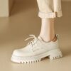 Buy CHIKO Arlynn Round Toe Block Heels Oxfords Shoes online shopping cheap