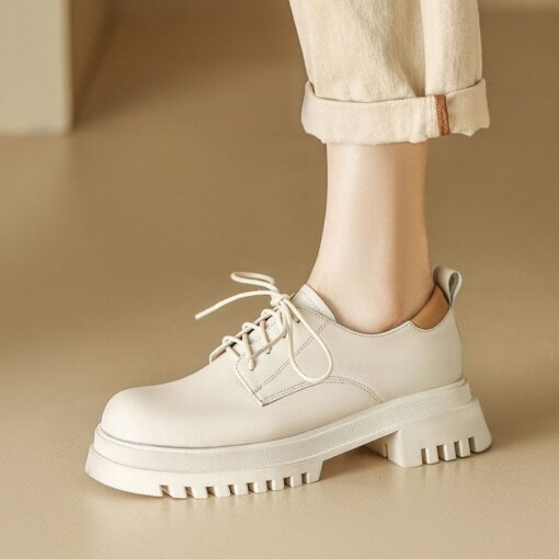 Buy CHIKO Arlynn Round Toe Block Heels Oxfords Shoes online shopping cheap