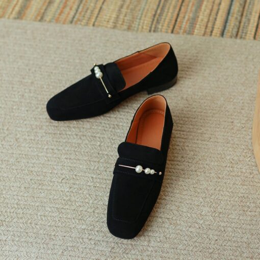 Buy CHIKO Asma Square Toe Block Heels Loafers Shoes online shopping cheap