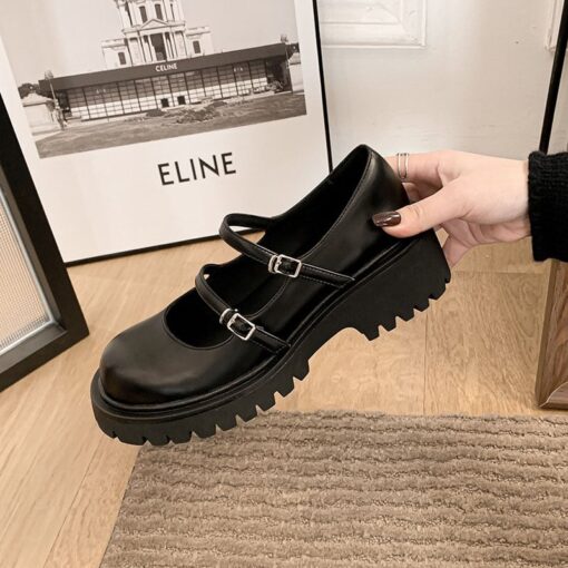 Buy CHIKO Atgas Round Toe Block Heels Mary Jane Shoes online shopping cheap