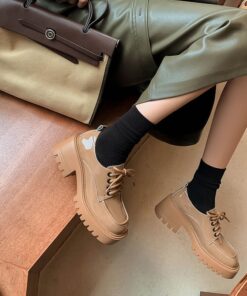 CHIKO Aurquene Square Toe Flatforms Oxfords Shoes