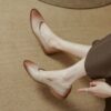 Buy CHIKO Banon Round Toe Block Heels Pumps Shoes online shopping cheap