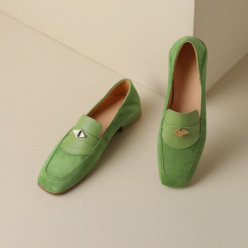 Buy CHIKO Becky Square Toe Block Heels Loafers Shoes online shopping cheap