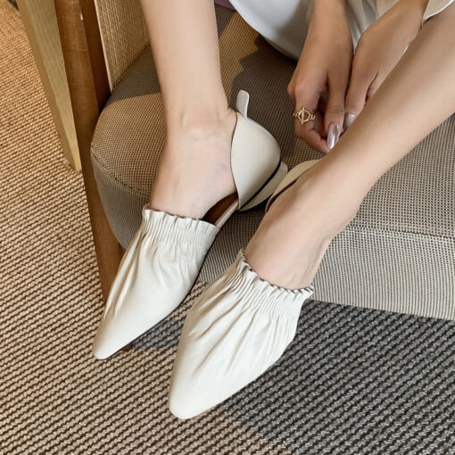 Buy CHIKO Benjamina Pointy Toe Block Heels Loafer Flats online shopping cheap