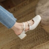 Buy CHIKO Breasha Square Toe Block Heels Clogs/Mules Shoes online shopping cheap