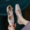 Buy CHIKO Buena Square Toe Block Heels Mary Jane Shoes online shopping cheap