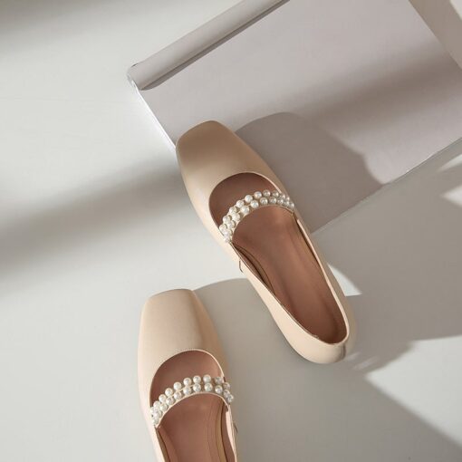Buy CHIKO Bushra Square Toe Block Heels Mary Jane Shoes online shopping cheap