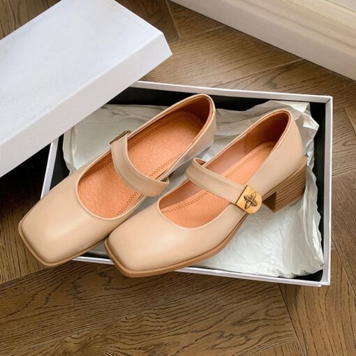 Buy CHIKO Caeley Square Toe Block Heels Mary Jane Shoes online shopping cheap