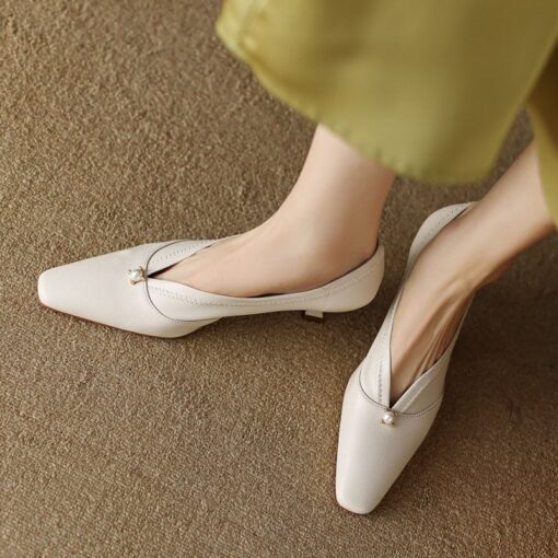 Buy CHIKO Cailyn Square Toe Kitten Heels Pumps Shoes online shopping cheap