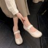 Buy CHIKO Calyn Round Toe Block Heels Mary Jane Shoes online shopping cheap