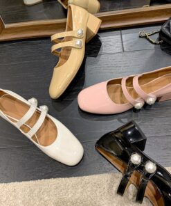 CHIKO Camryn Square Toe Block Heels Mary Jane Shoes