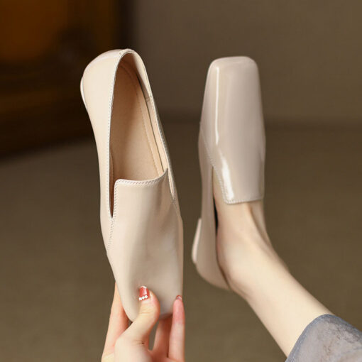 Buy CHIKO Canceta Square Toe Block Heels Loafers Shoes online shopping cheap