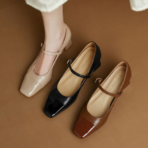 Buy CHIKO Cancianna Square Toe Block Heels Mary Jane Shoes online shopping cheap