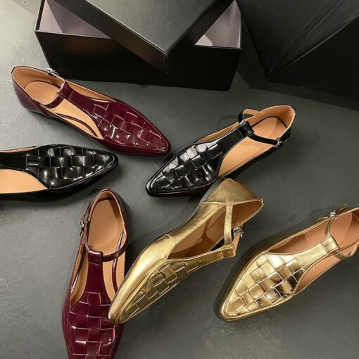 Buy CHIKO Caylie Square Toe Block Heels T-Strap Shoes online shopping cheap