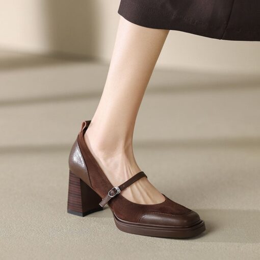 Buy CHIKO Chalonna Square Toe Block Heels Mary Jane Shoes online shopping cheap