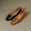 Buy CHIKO Chanda Square Toe Block Heels Pumps Shoes online shopping cheap