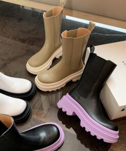 CHIKO Chavella Round Toe Flatforms Ankle Boots