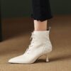 Buy CHIKO Chuma Pointy Toe Stiletto Ankle Boots online shopping cheap