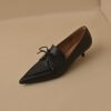 Buy CHIKO Coralee Pointy Toe Kitten Heels Oxfords Shoes online shopping cheap