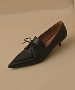 CHIKO Coralee Pointy Toe Kitten Heels Oxfords Shoes