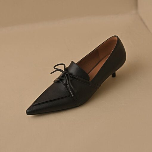 Buy CHIKO Coralee Pointy Toe Kitten Heels Oxfords Shoes online shopping cheap