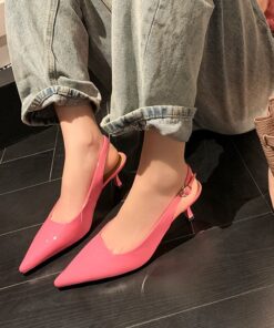 CHIKO Dagny Pointy Toe Stiletto Slingback Shoes