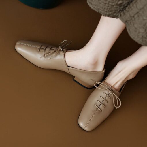 Buy CHIKO Dalma Square Toe Block Heels Oxfords Shoes online shopping cheap