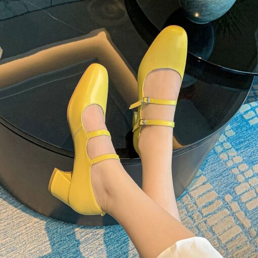 Buy CHIKO Danas Round Toe Block Heels Mary Jane Shoes online shopping cheap