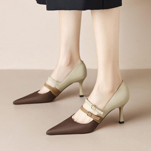 Buy CHIKO Danella Pointy Toe Stiletto Mary Jane Shoes online shopping cheap