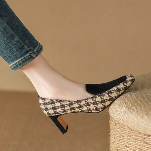 Buy CHIKO Dannah Square Toe Chunky Heels Loafers Shoes online shopping cheap