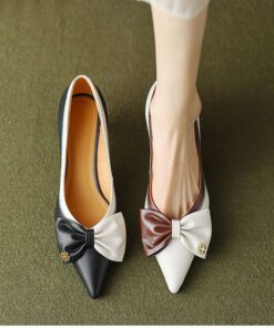 CHIKO Debra Pointy Toe Kitten Heels Pumps Shoes