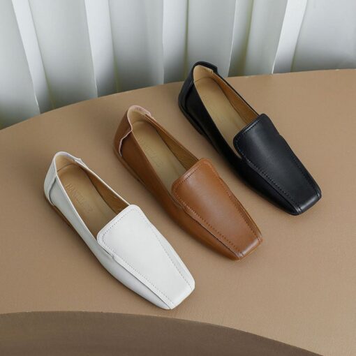 Buy CHIKO Deloris Square Toe Block Heels Loafer Flats online shopping cheap