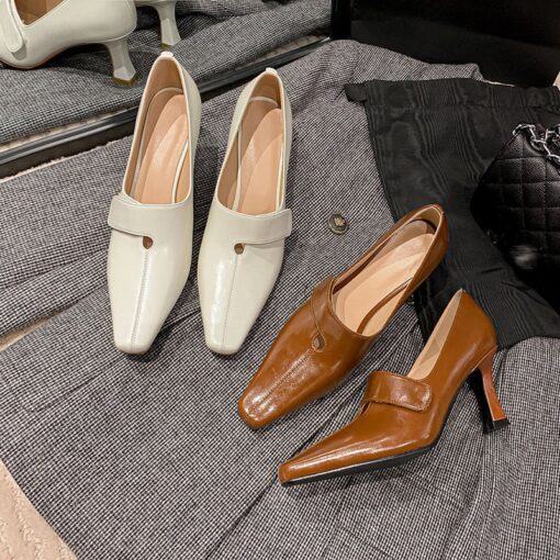 Buy CHIKO Dofi Square Toe Stiletto Pumps Shoes online shopping cheap