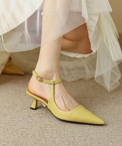 CHIKO Domiciana Pointy Toe Stiletto Slingback Shoes